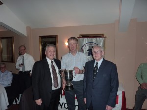 Mark Lovatt with the Tour of the Peak Trophy