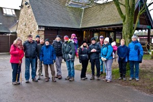 New Years Day Walkers at Tittesworth Water